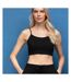 SF Womens/Ladies Sustainable Cropped Camisole (Black)