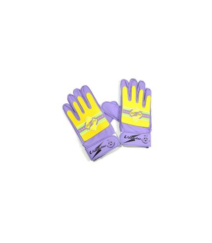 Ultratec Clothing Goalkeeper Gloves (Lavender Purple/Yellow)