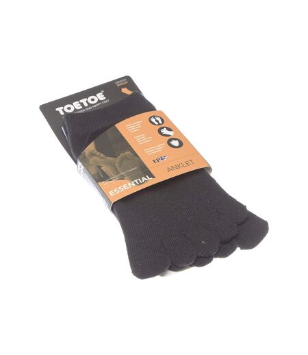 TOETOE - Unisex  Moisture Wicking Ankle Toe Socks