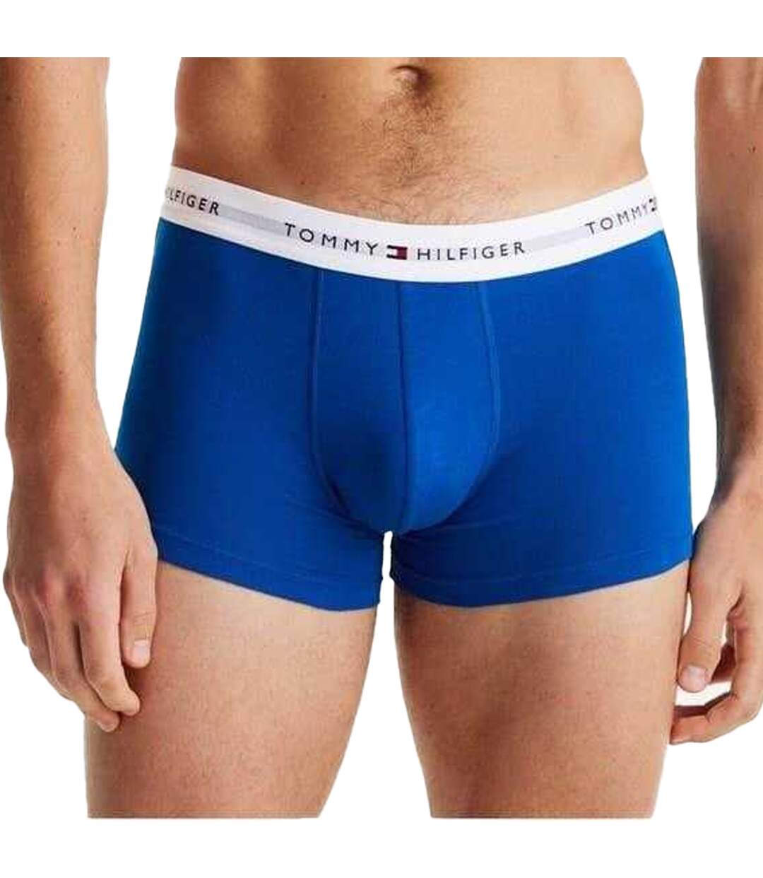Pack Of 3  Mens Cotton Blend Classic Boxer Shorts  Blue Tommy Hilfiger-3