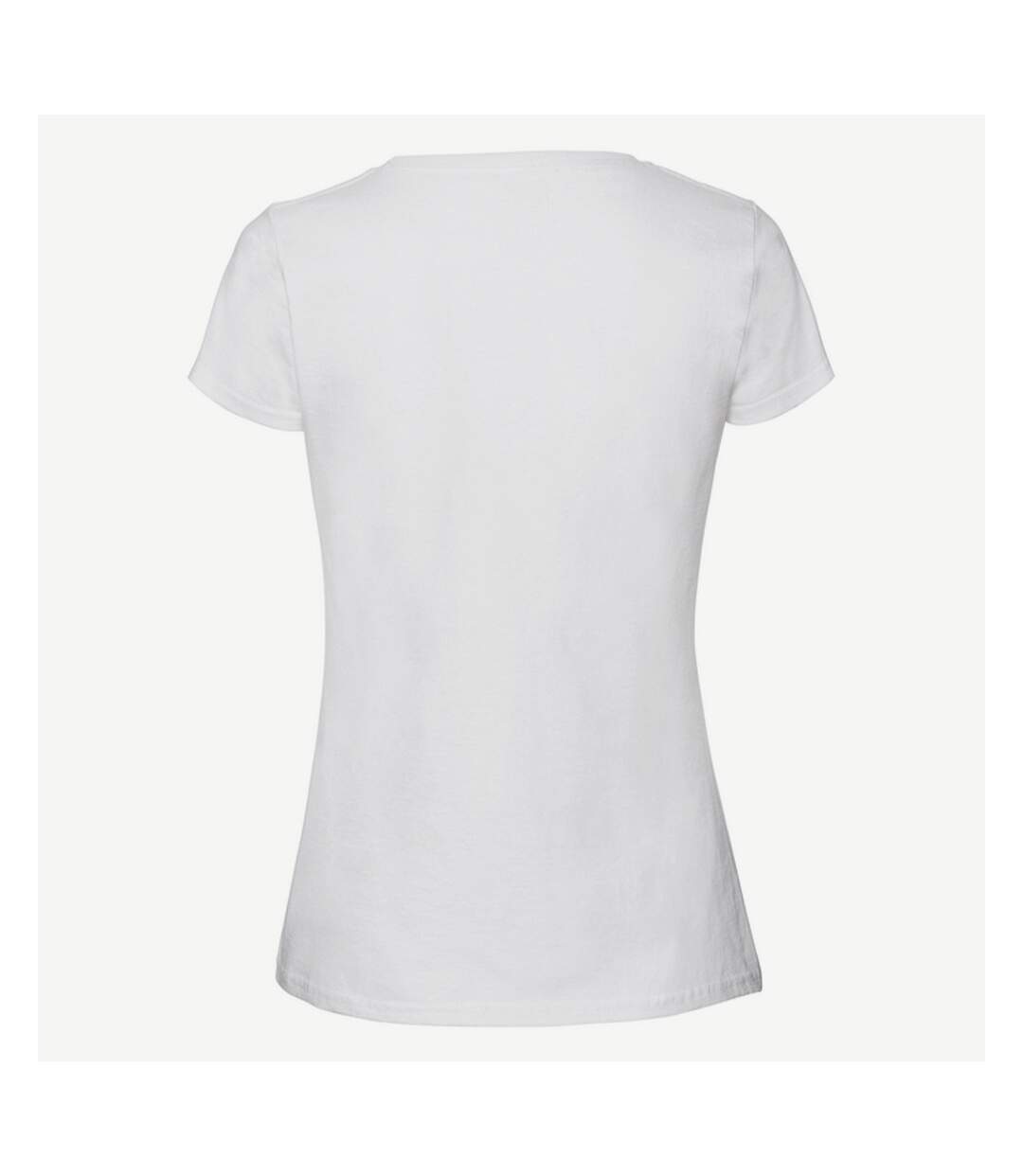 T-shirt premium femme blanc Fruit of the Loom