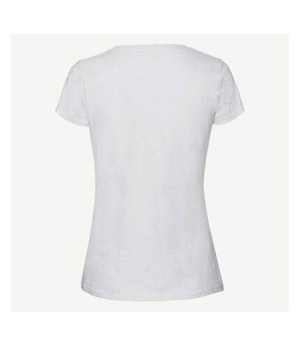 Fruit of the Loom Womens/Ladies Premium Ringspun Cotton T-Shirt (White) - UTPC5705