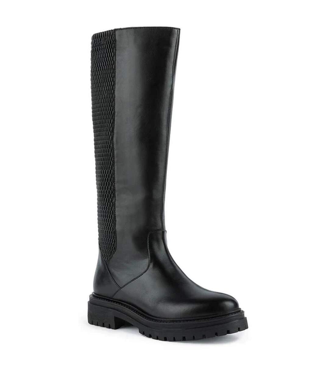 Bottes hauteur genoux d iridea j femme noir Geox-1