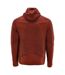Mens Customised Hooded Fleece Jacket Autumn Red Mascot-2