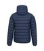 Mountain Warehouse Mens Seasons Faux Fur Lined Padded Jacket (Navy) - UTMW1836