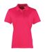 Premier Womens/Ladies Coolchecker Short Sleeve Pique Polo T-Shirt (Hot Pink) - UTRW4402