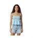 Haut Sans Manches Motif/style Froncé Femme Bleu Jack Wills-4