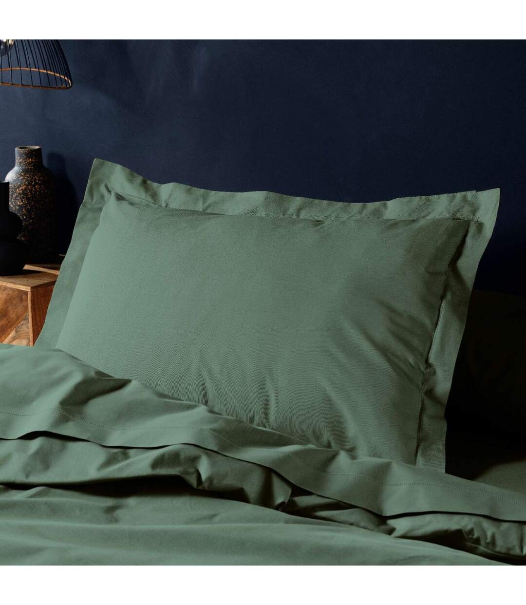 Taie d'Oreiller Lina 50x70cm Vert Cèdre-3