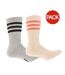Chaussettes lounge homme gris / beige Adidas-1