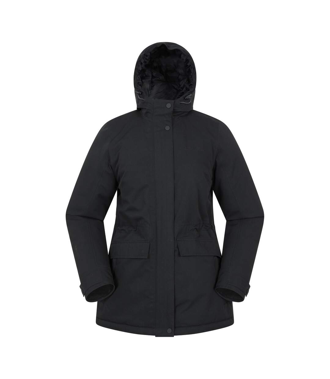 Womens/ladies Maple Waterproof Padded Jacket Black Mountain Warehouse-1