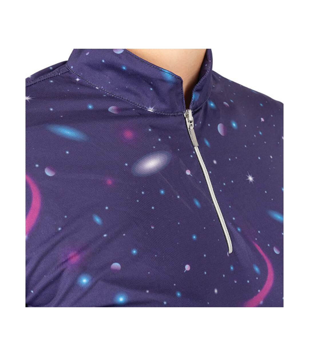 Haut Thermique Elevate Out Of This World Femme Bleu Marine Magenta Hy-3