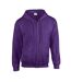 Veste À Capuche Adulte Violet Gildan-1