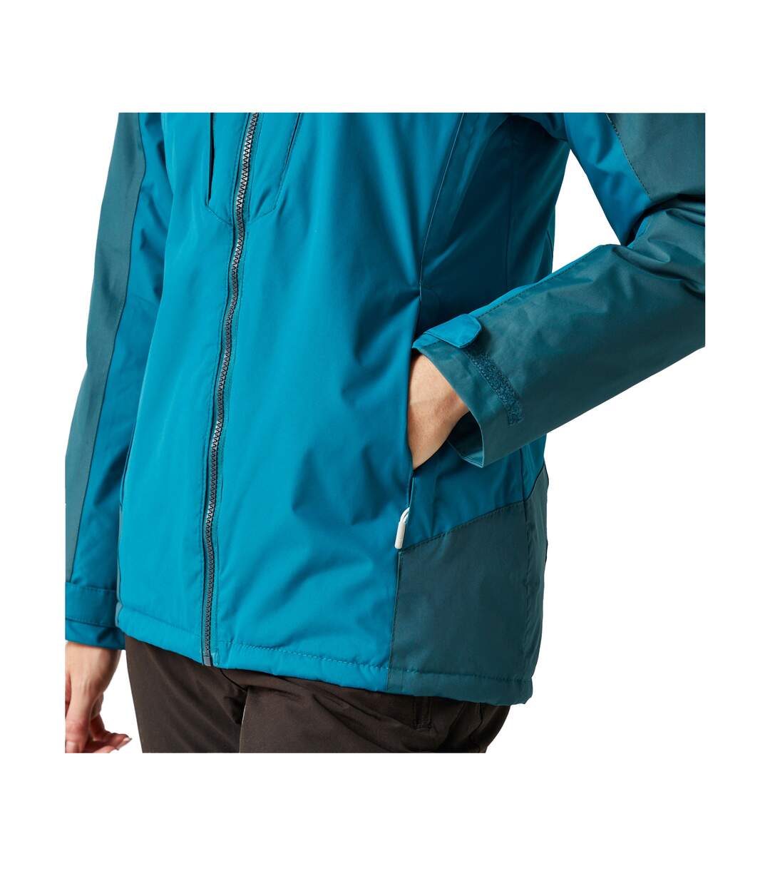 Veste imperméable calderdale femme bleu sarcelle foncé / bleu sarcelle sombre Regatta-4