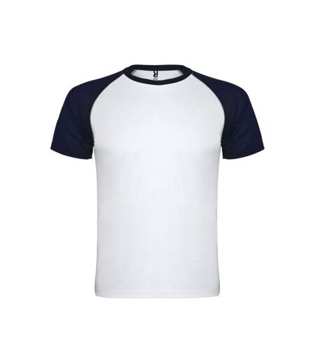 T-shirt indianapolis adulte blanc / bleu marine Roly