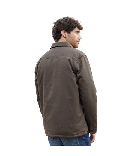 Veste-chemise Motif/style Motif Écossais Homme Marron Threadbare