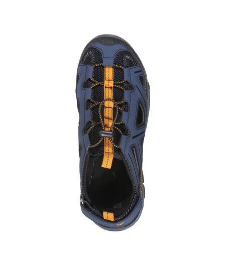 Regatta Mens Westshore III Walking Shoes (Denim/Flame Orange) - UTRG7771