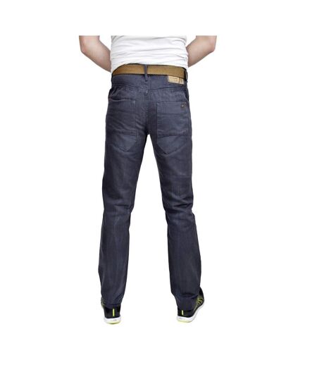 Pantalon homme chino de couleur bleu coupe straight fit
