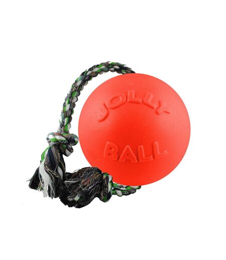Jolly Pets Romp-N-Roll Dog Ball (Orange) (6in) - UTTL5161