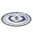 Assiette de Présentation en Céramique Granada 34cm Bleu Cobalt-2