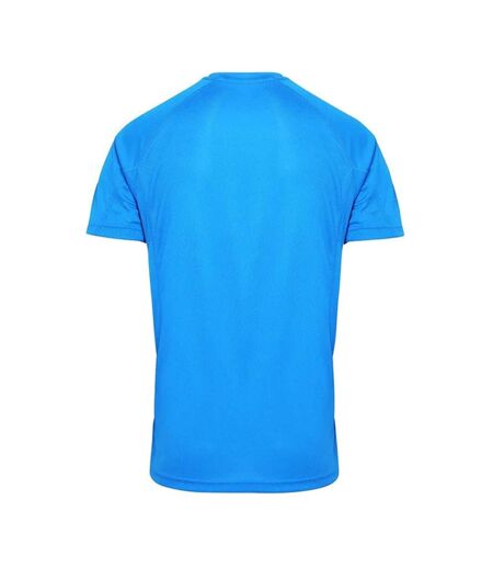 Tri Dri Mens Panelled Short Sleeve T-Shirt (Sapphire)