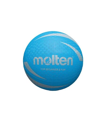 Molten - Ballon de volley-ball (Bleu / Argenté) (Taille 4) - UTCS1832