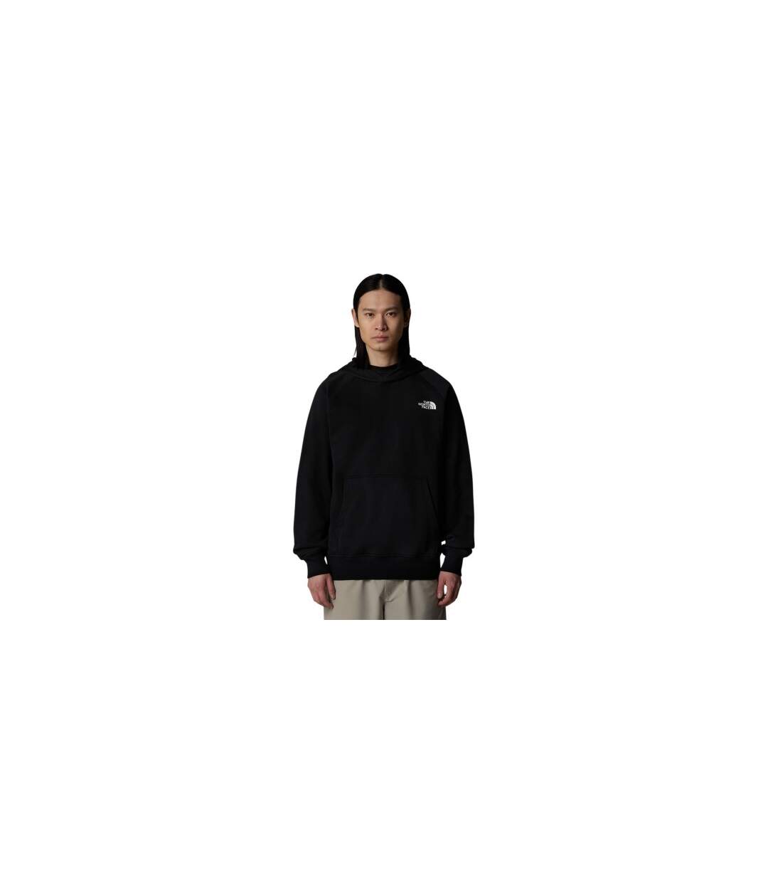 Mens Never Stop Exploring Cotton Pullover Hoodie Black The North Face-1
