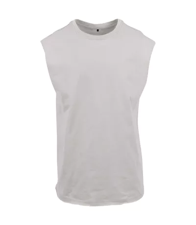 T-shirt Sans Manches Homme Gris Pâle New Morning Studios