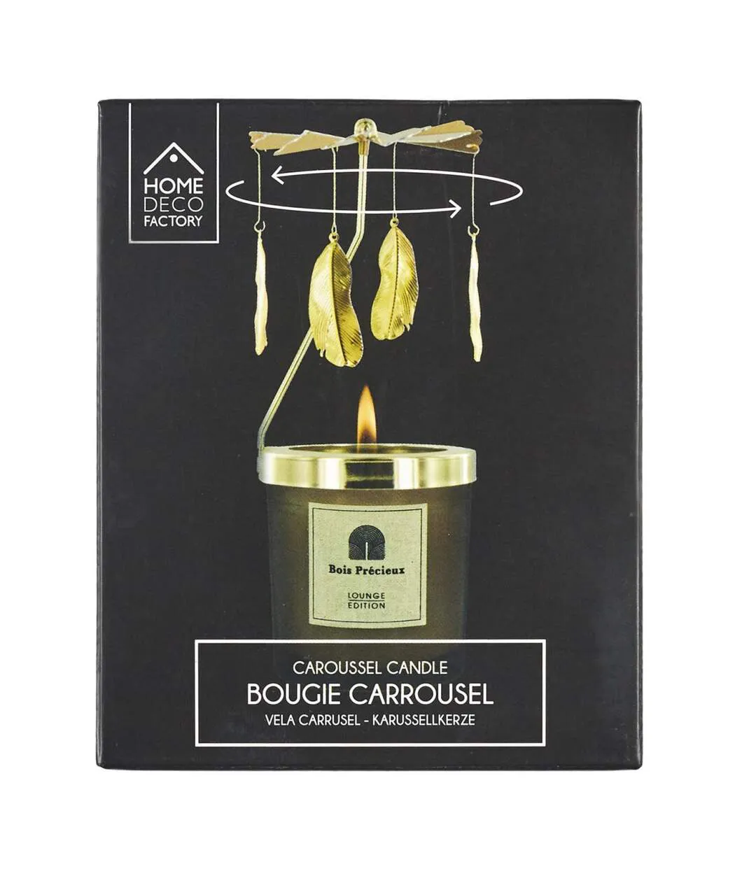 Bougie Parfumée Carrousel 8cm Bois & Gingembre-5