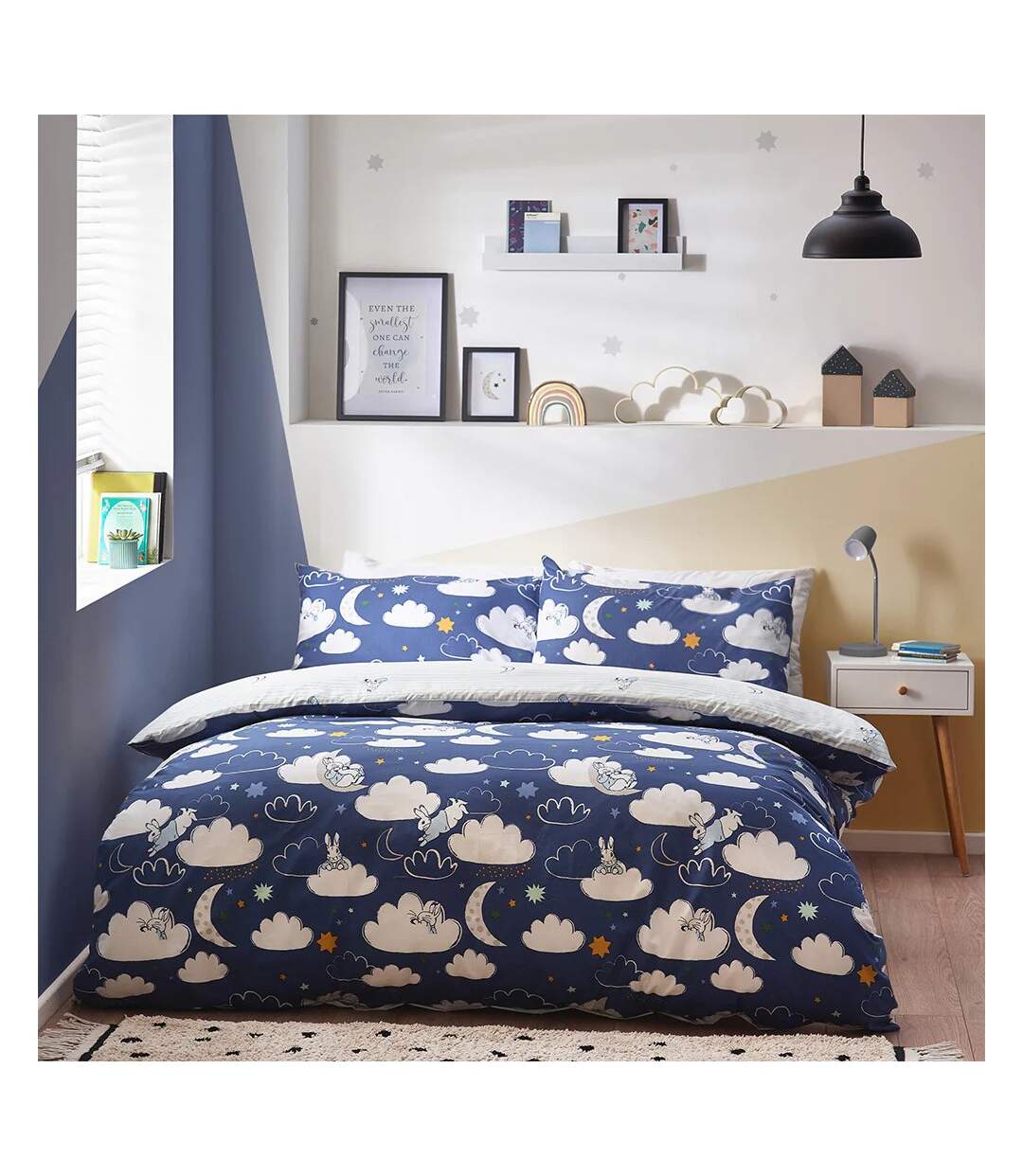 Sleepy head duvet cover set blue Peter Rabbit