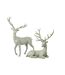 Statuette Cerf Déco Promenade 40cm Bleu Gris-2