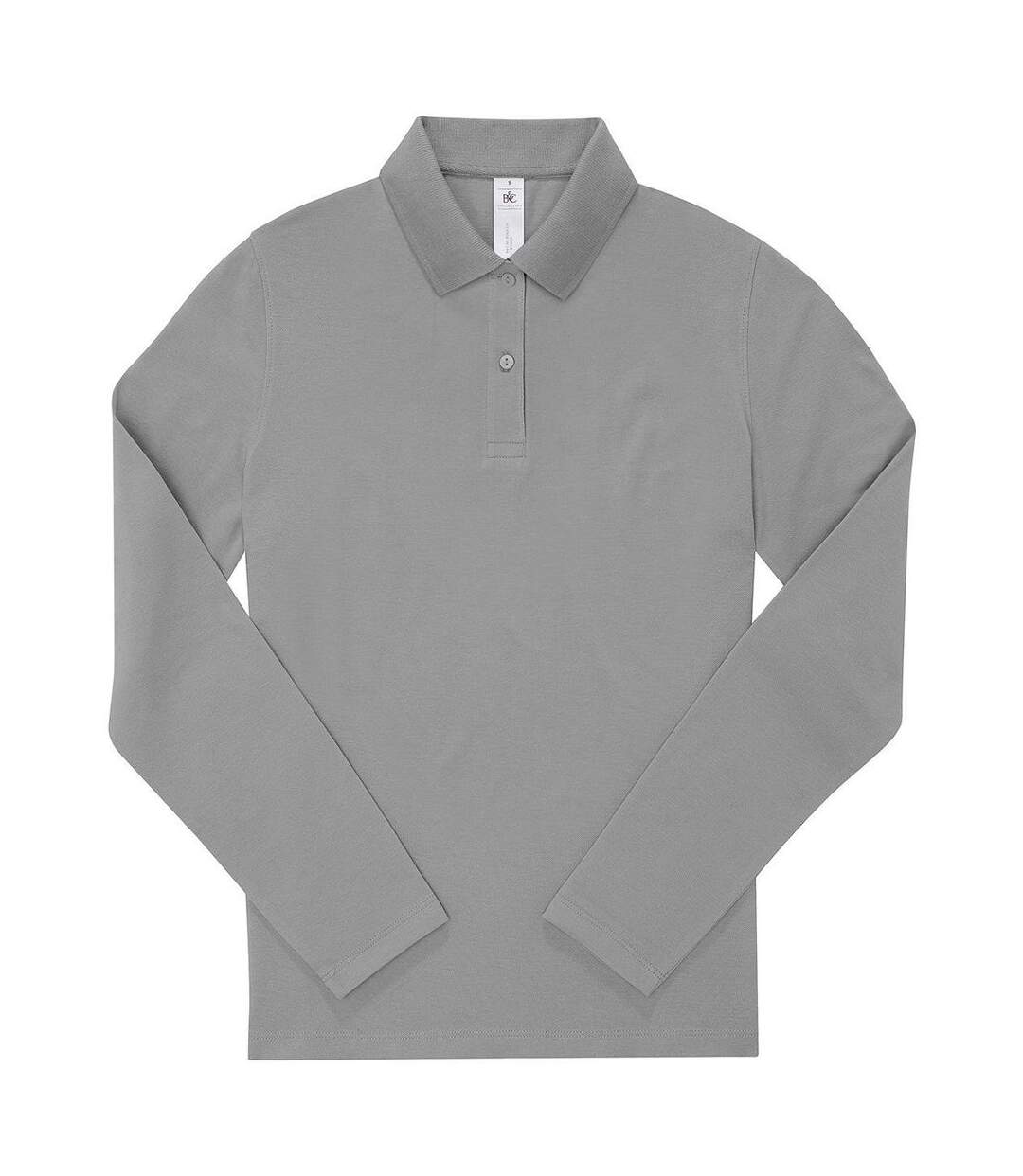 Polo manches longues- Femme - PW464 - gris sport