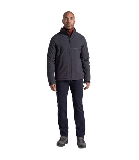 Veste Softshell Unie À Col Montant Selside Homme Anthracite Craghoppers