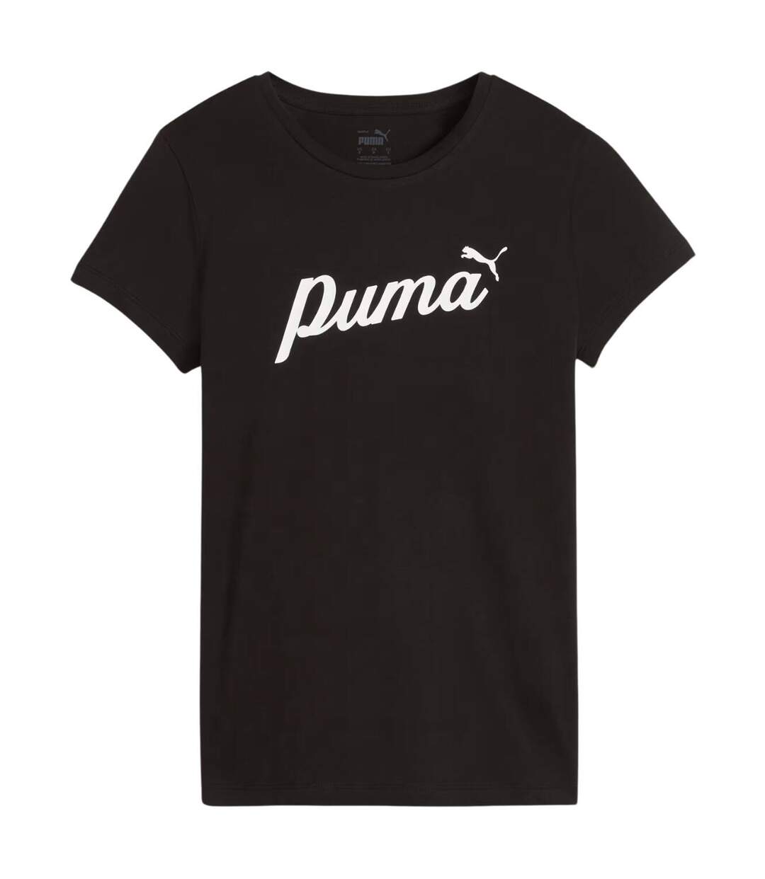 T-shirt Ess+script Femme Noir Puma-2