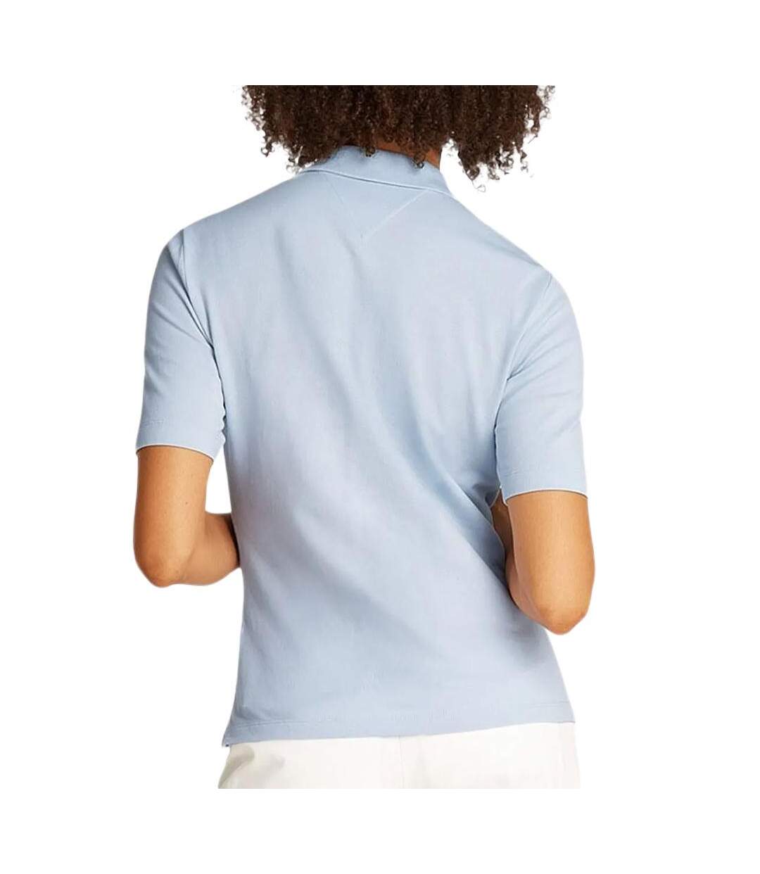 Polo bleu clair femme tommy hilfiger 43224-2