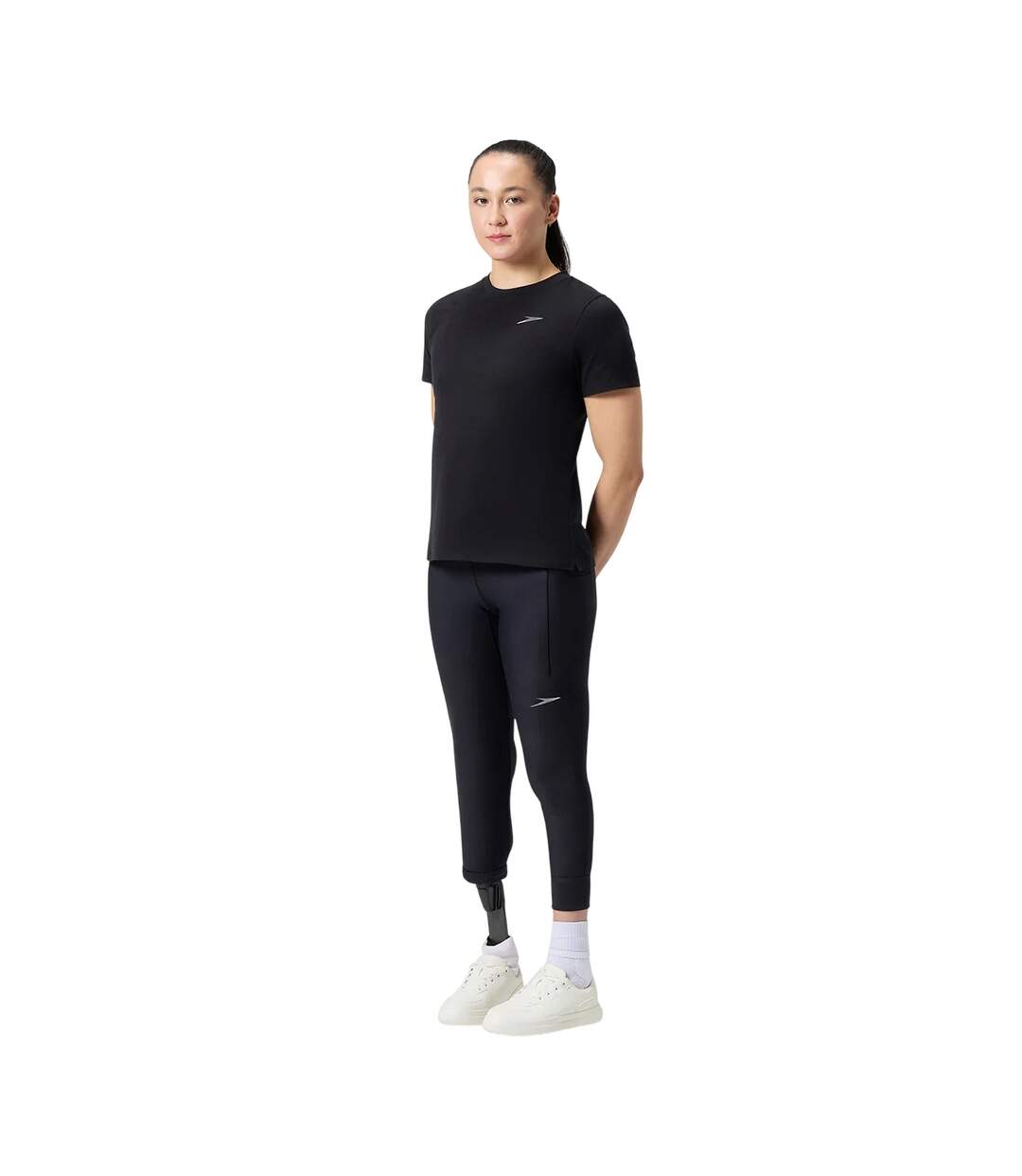 T-shirt Pro Femme Noir Speedo-4