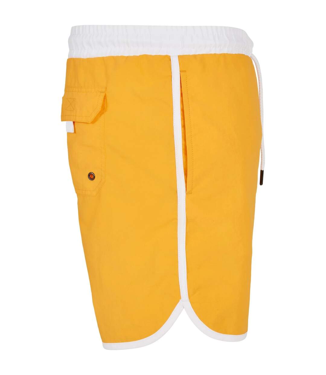 Short De Bain Motif/style Rétro Homme Blanc Mangue Urban Classics-4