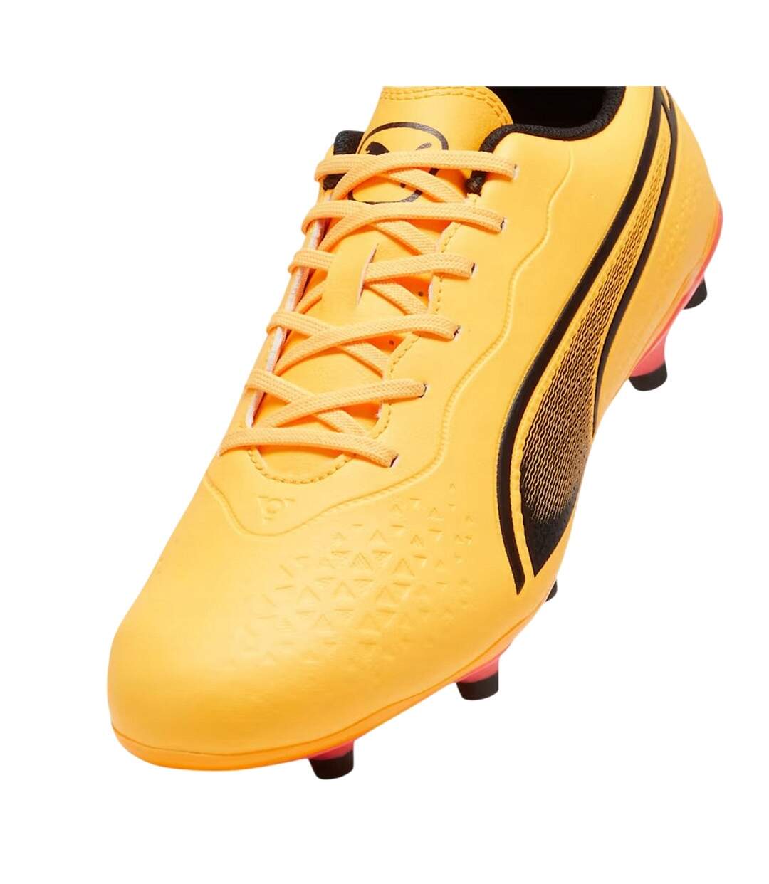 Chaussures De Foot Pour Terrain Ferme Match Style Lit Double Homme Orange Puma-3