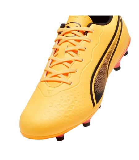 Chaussures De Foot Pour Terrain Ferme Match Style Lit Double Homme Orange Puma