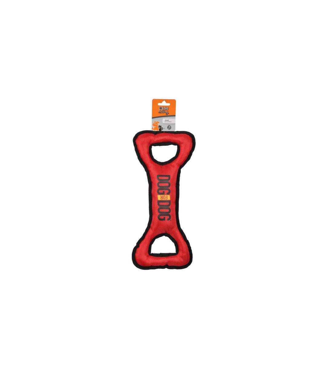 Jouet pour Chien Haltère Oxford 33cm Rouge-2