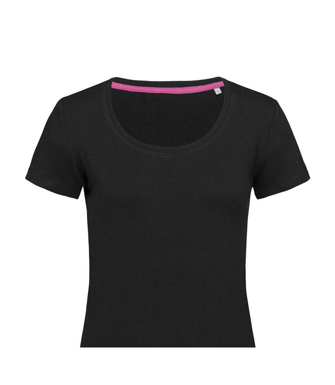 T-shirt Femme Noir Stedman-2