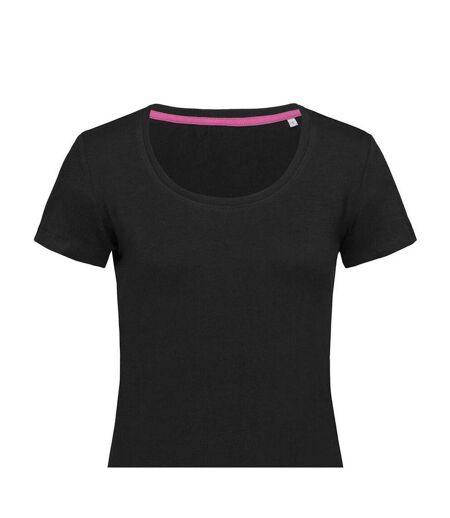 T-shirt Femme Noir Stedman