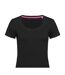 T-shirt Femme Noir Stedman-2