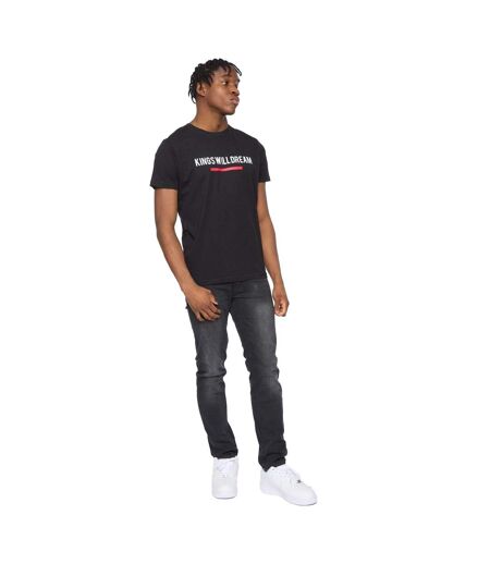 T-shirt Motif/style Billet De Un Dollar Homme Noir Kings Will Dream