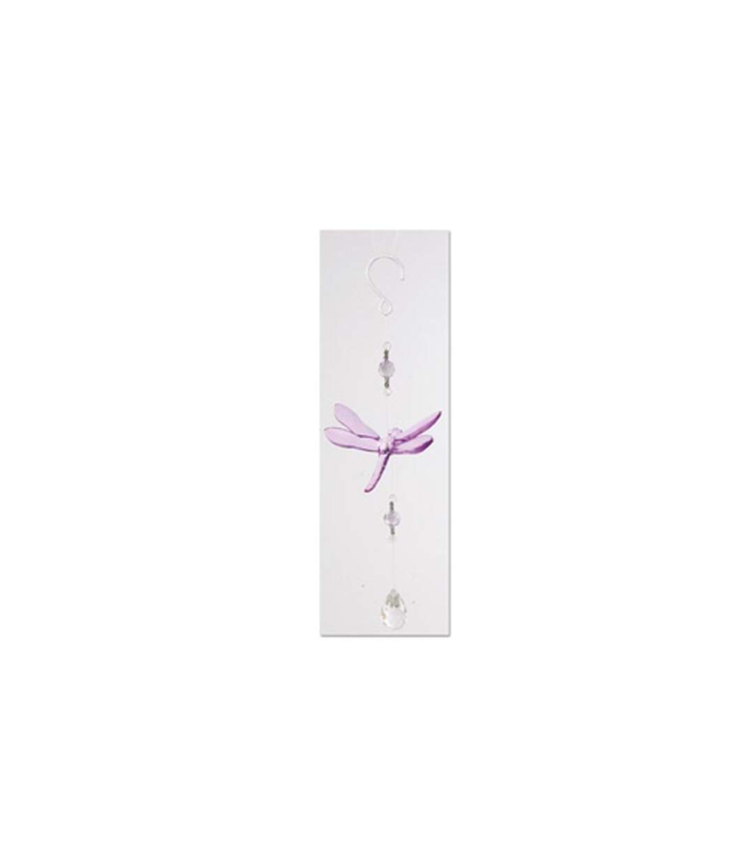 Suspension décorative libellule en acrylique - Fuchsia-1