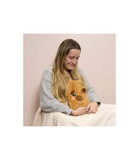 Bouillotte Imitation Fourrure Capybara 1L Marron