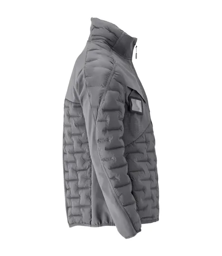 Doudoune Motif/style Matelassé Customised Homme Gris Pierre Mascot