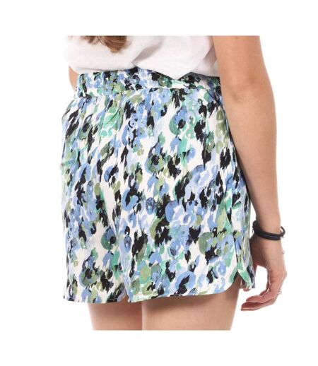 Short Vert/Bleu à Motifs Femme Vero Moda Easy - M