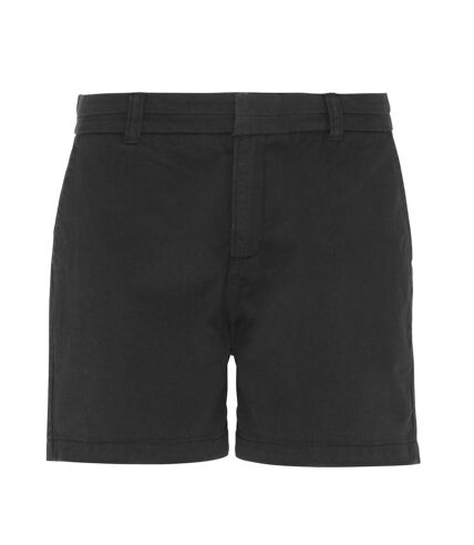 Asquith & Fox Womens/Ladies Classic Fit Shorts (Black) - UTRW4812