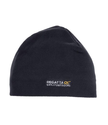 Regatta Great Outdoors Mens Kingsdale Thermal Fleece Beanie Hat (Black) - UTRG1418