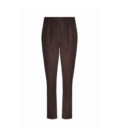 Womens/ladies malorri organic cotton trousers mulled wine Weird Fish